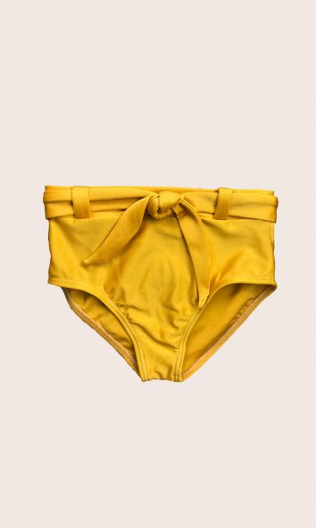 Bikini braguita infantil UPF50+ amarillo