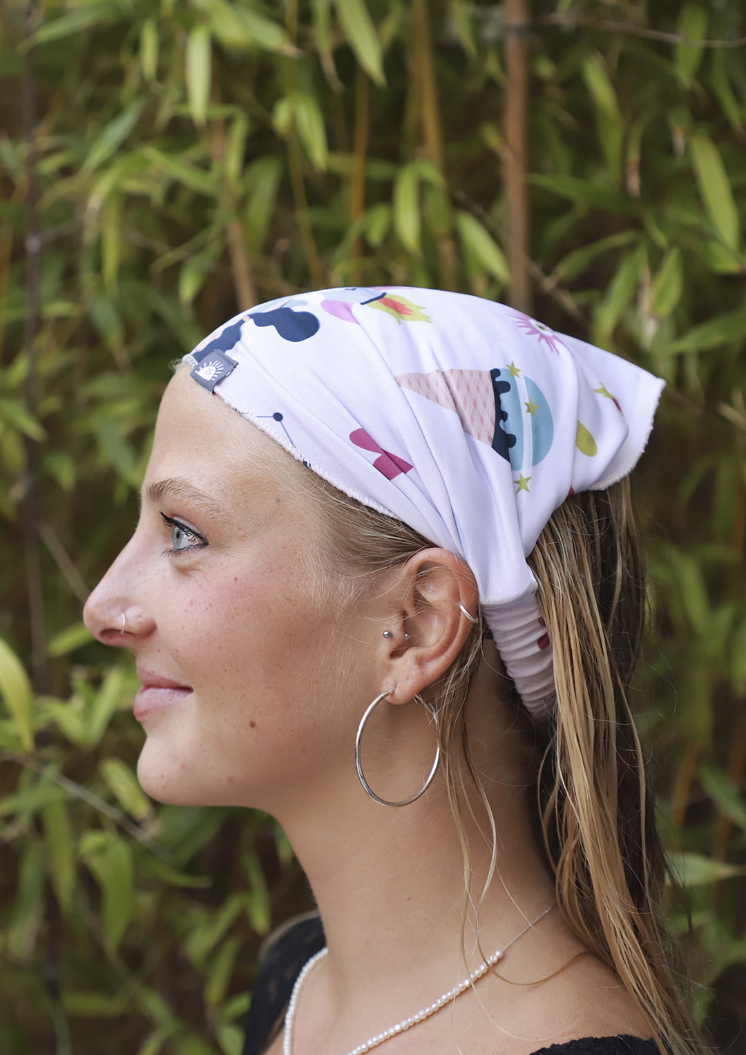 Bandana UPF50+ to protect hair from UV rays - FromSunWithLove