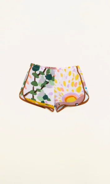 Women’s and children’s retro swimsuit shorts UPF50+ Shine print