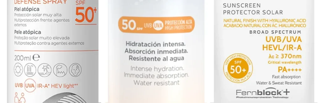 simbolos del protector solar