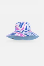 gorro azul y rosa